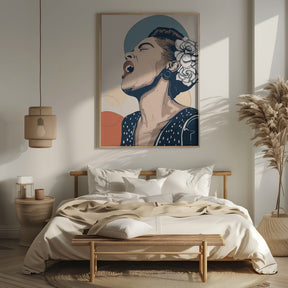 Billie Holiday Portrait Poster