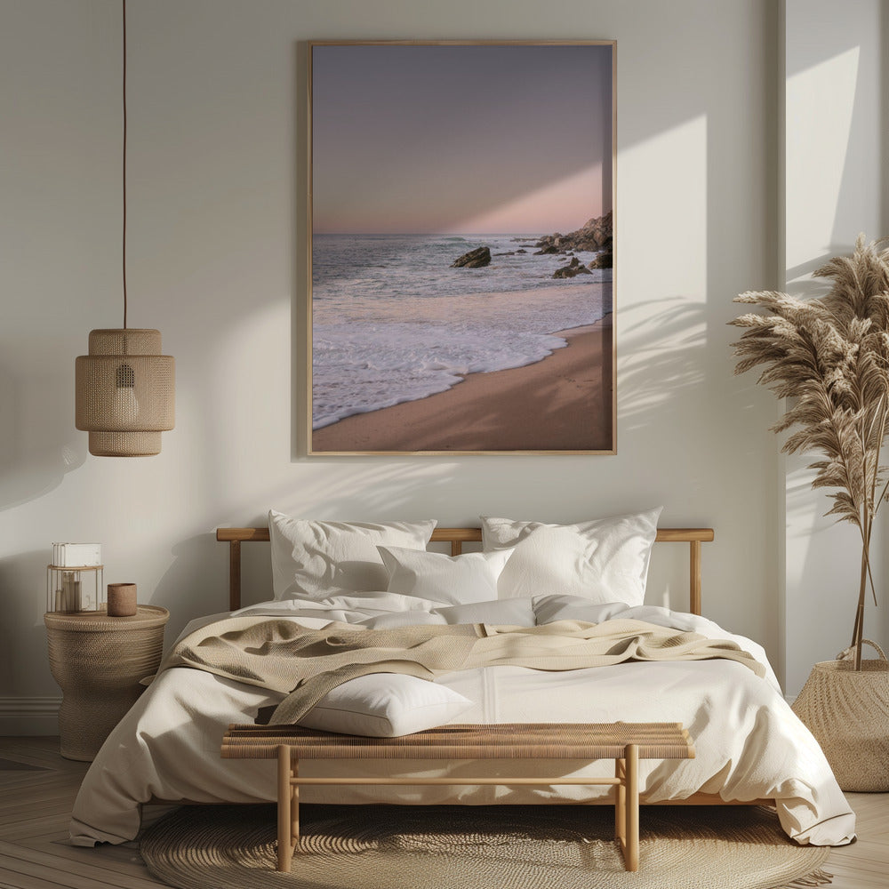 Pastel Portugal Coast Poster