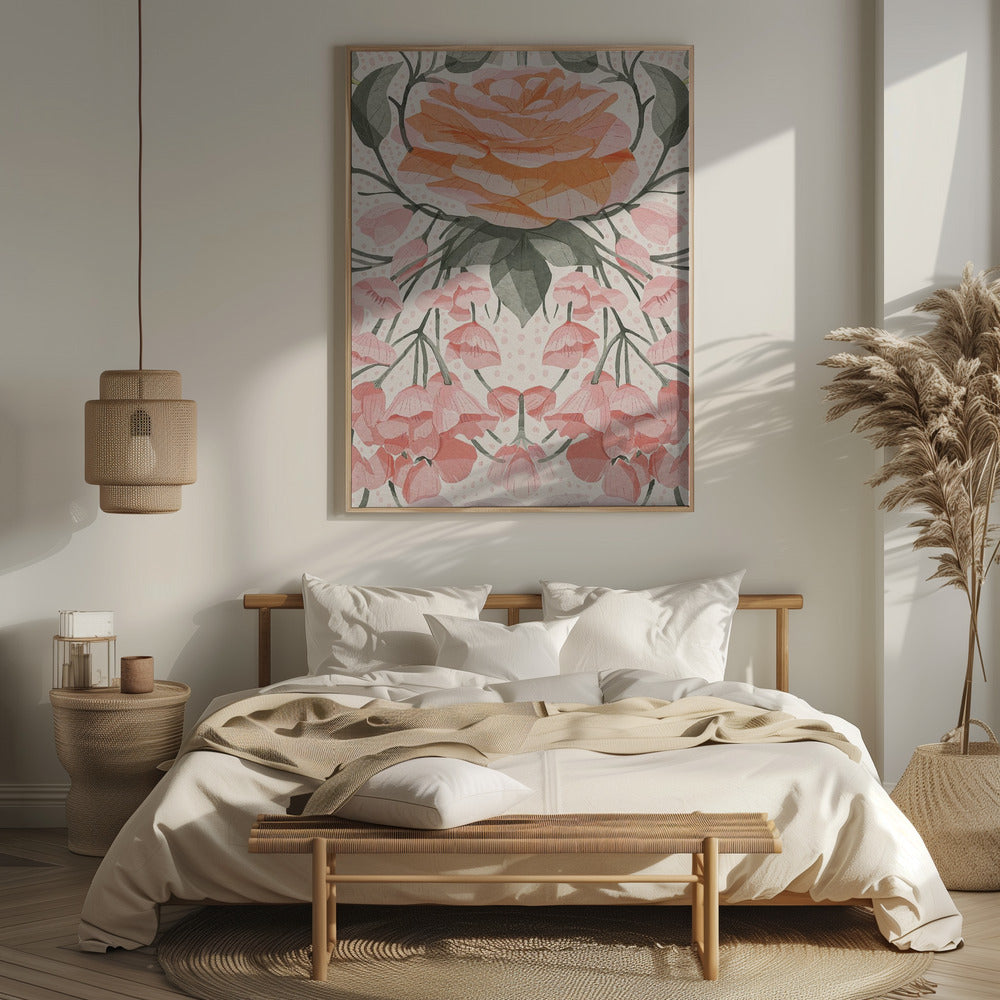 Pink Roses Poster