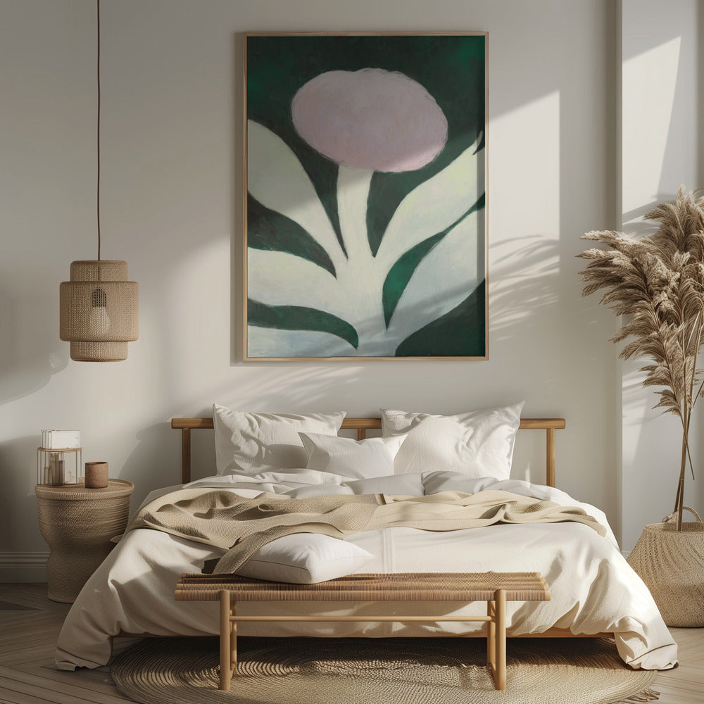 Moon flower Poster