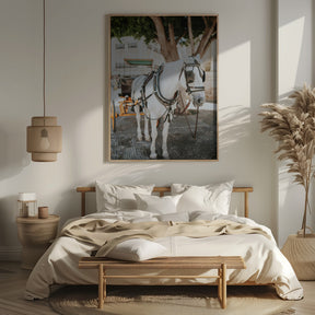 Sevilla White Horse Poster