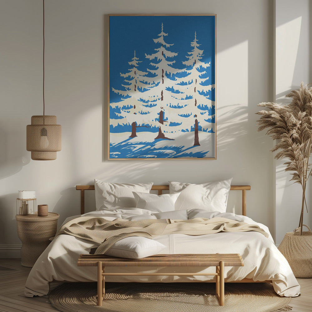 Harz Winter Trees Poster