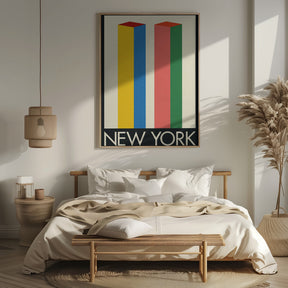 New York Twin Towers Poster