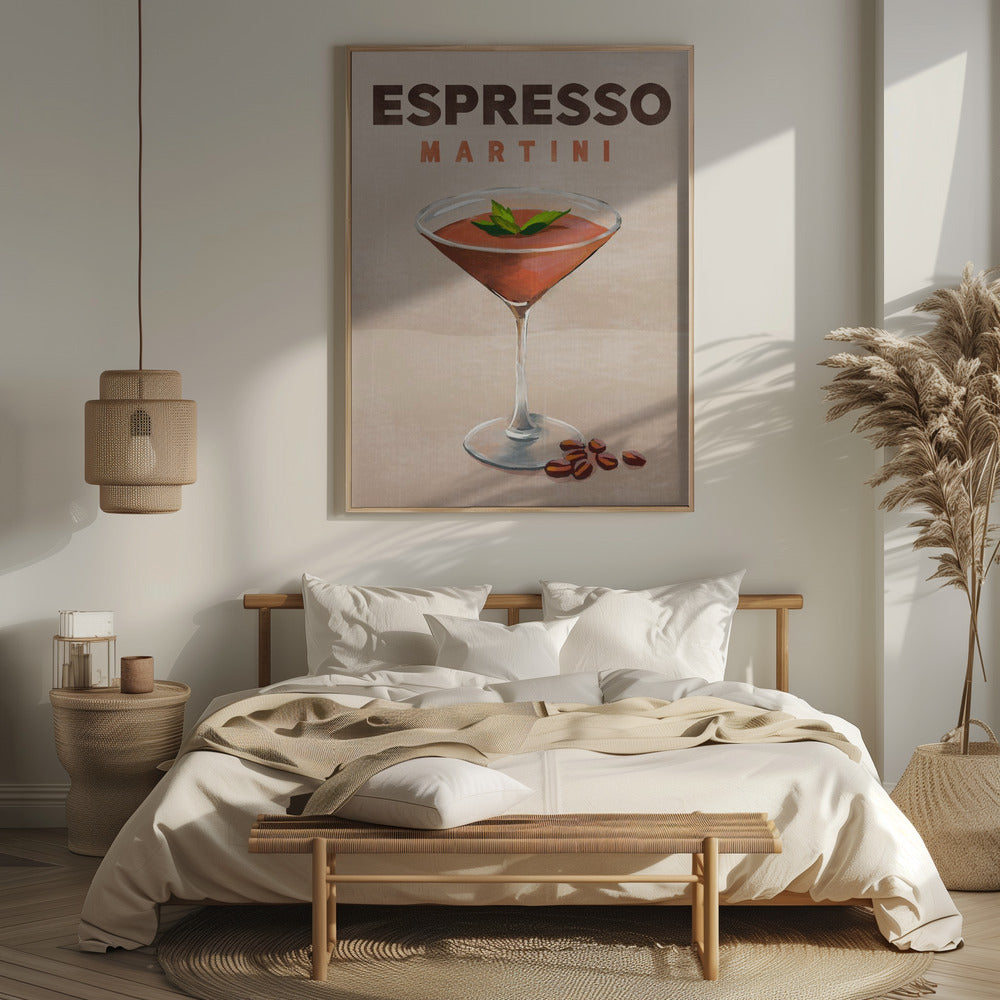 Espresso Martini Cocktail Bar Decor Poster