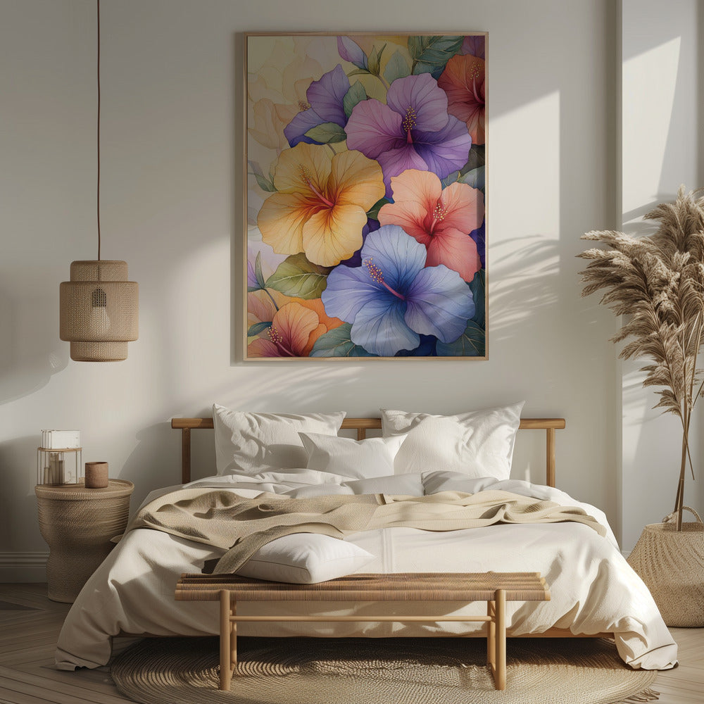 Magical Hibiscus Poster