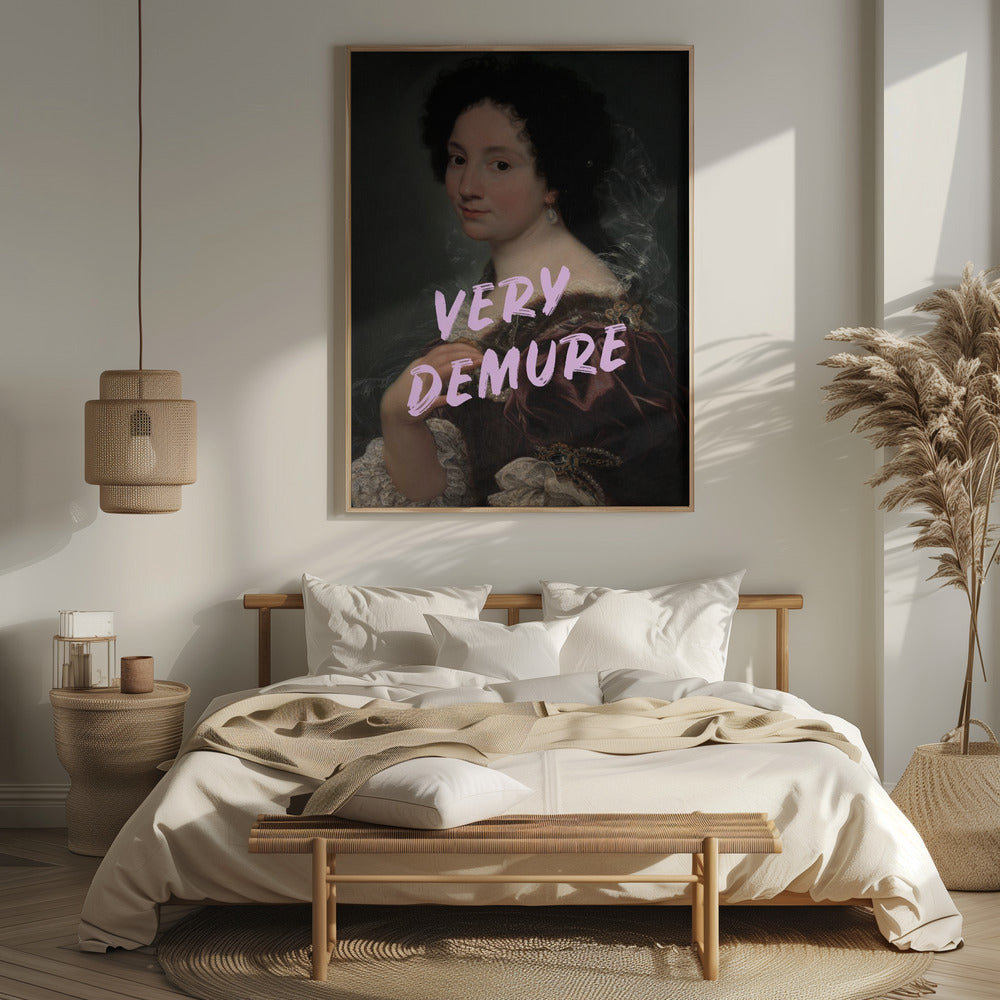 Demure Lady Poster