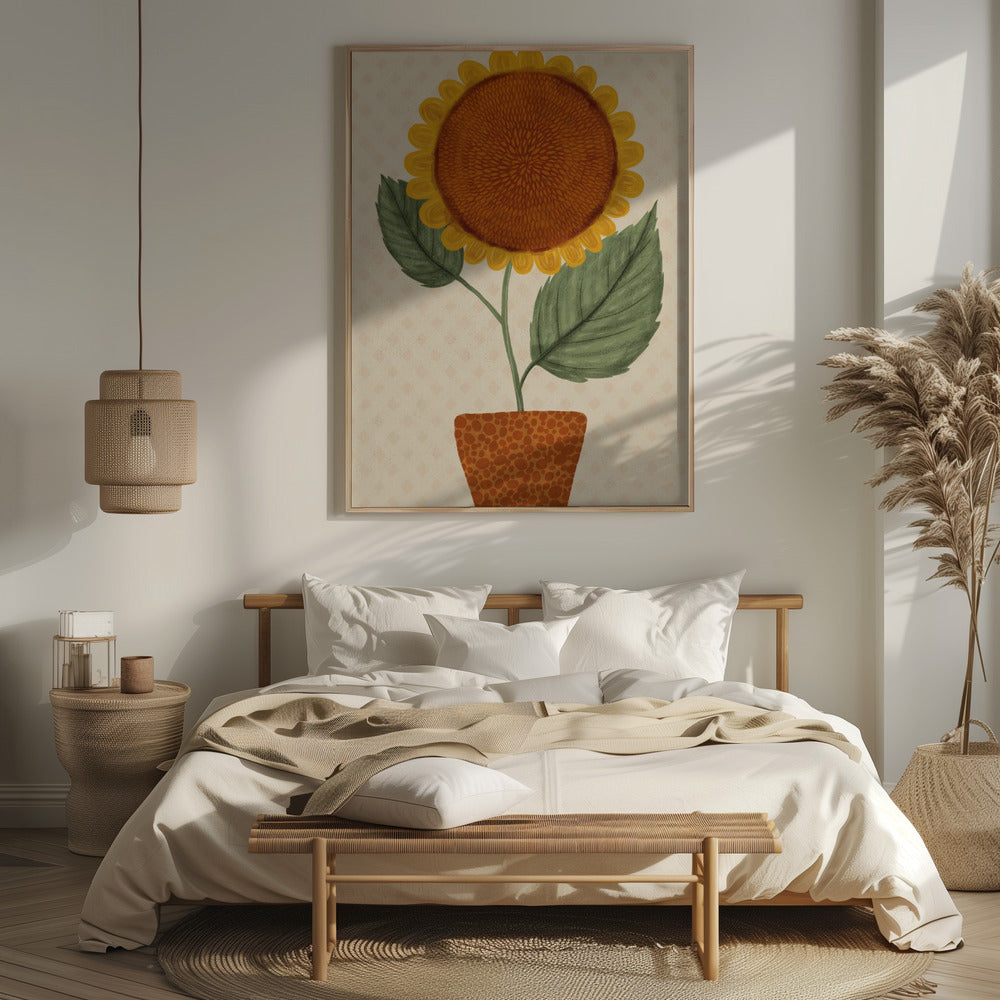 Sunflower Pot Poster