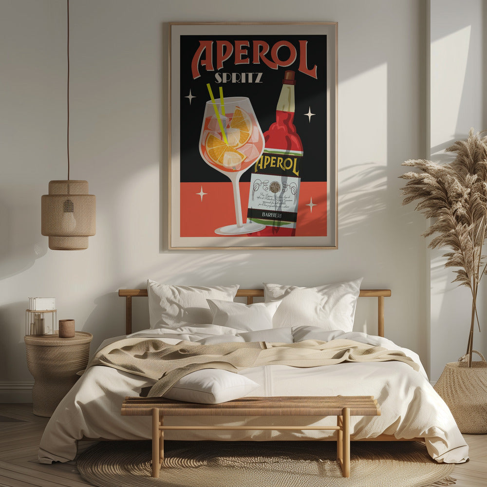 Aperol Spritz_Black Poster