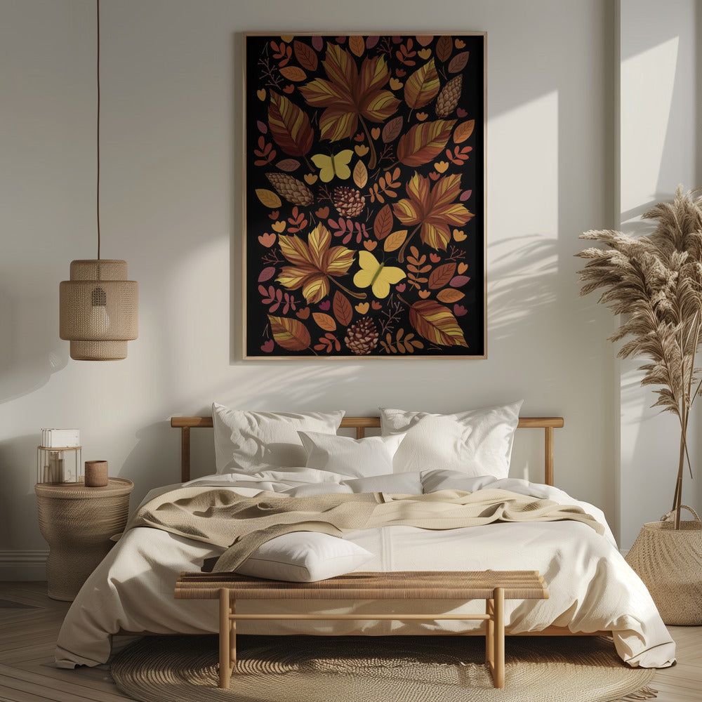 Autumny Black Poster