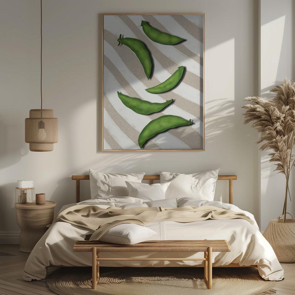 Sugar snap peas Poster