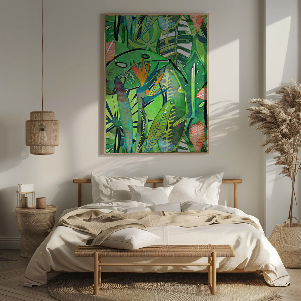 Bird of Paradise - Tropical Lush Poster