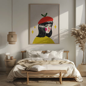 Apple Beret Poster