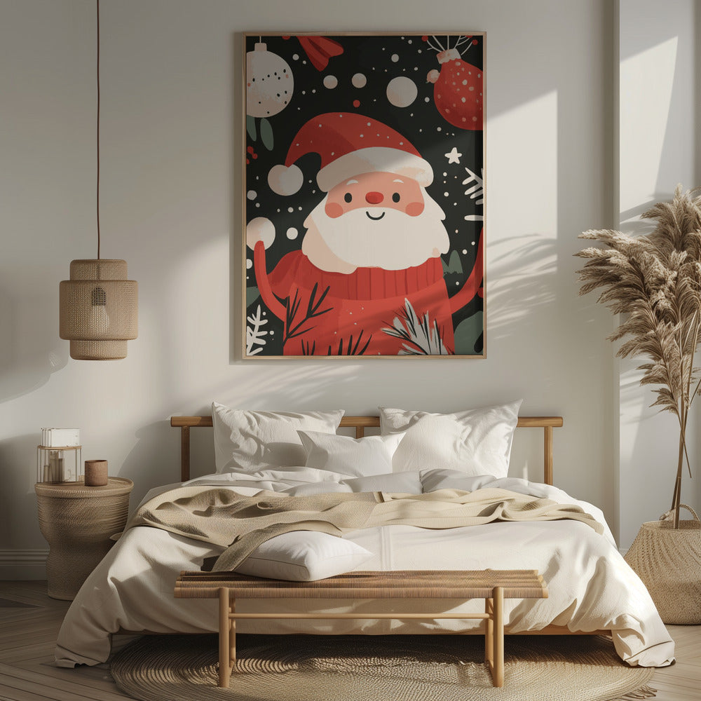 Happy Santa Poster