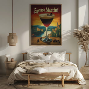 Espresso Martini Vintage Poster