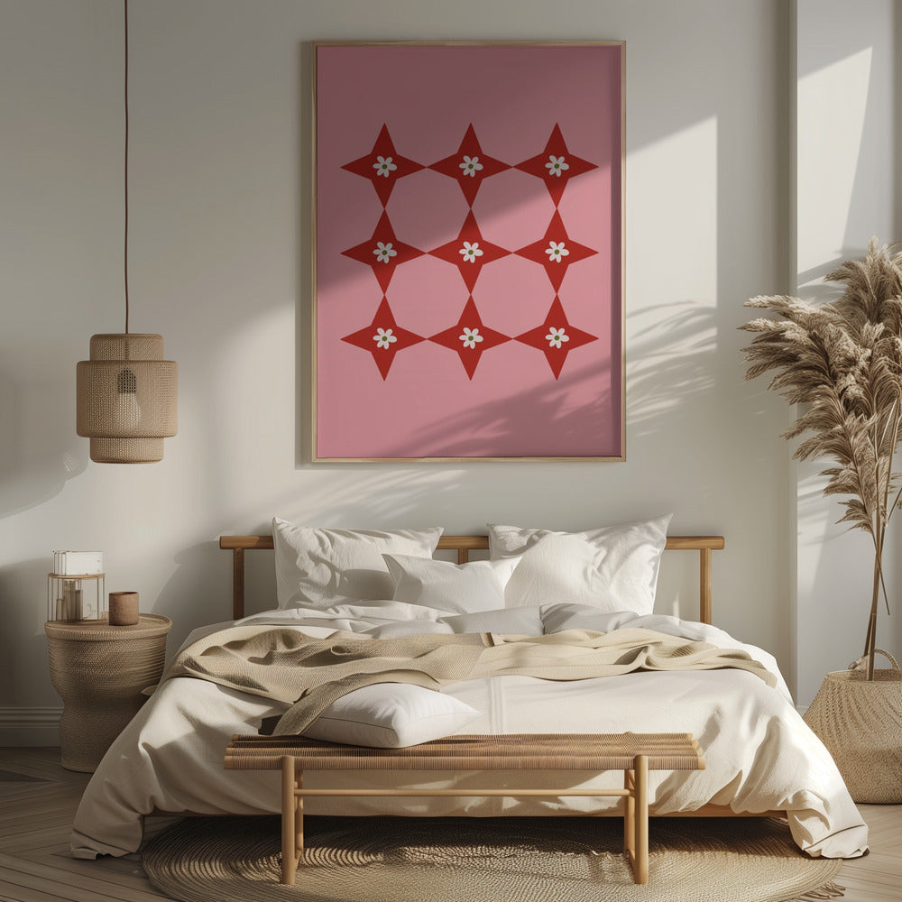 Flower Tile Poster