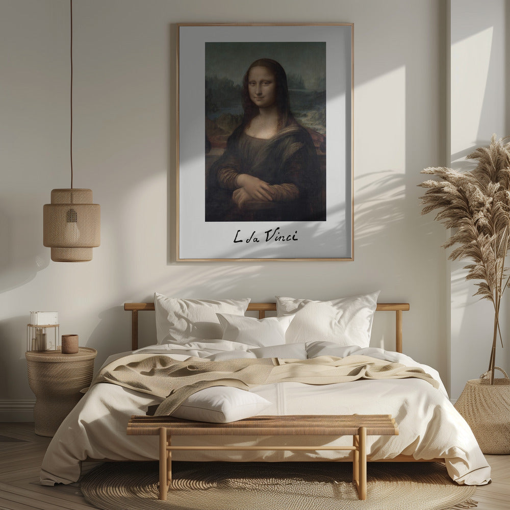 Mona Lisa Del Giocondo Signature (1503–1506) Poster