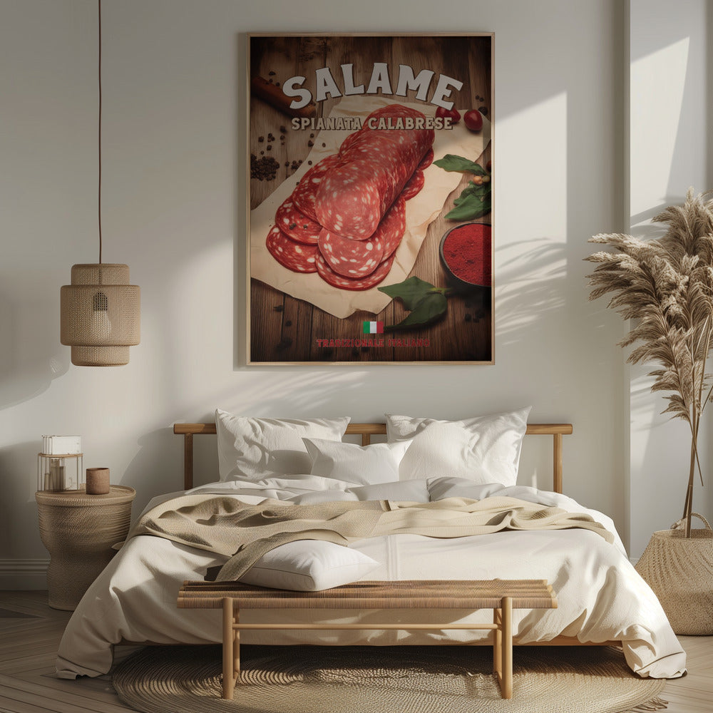 Salame Spianata Calabrese Poster