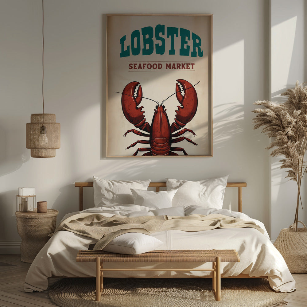 Lobster Seafood Market Poster