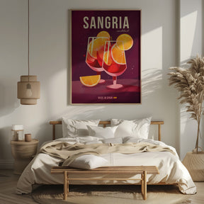 Sangria Cocktail Poster