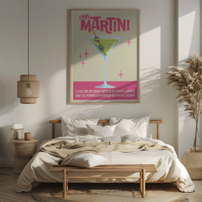 Dirty Martini Cocktail 01.png Poster