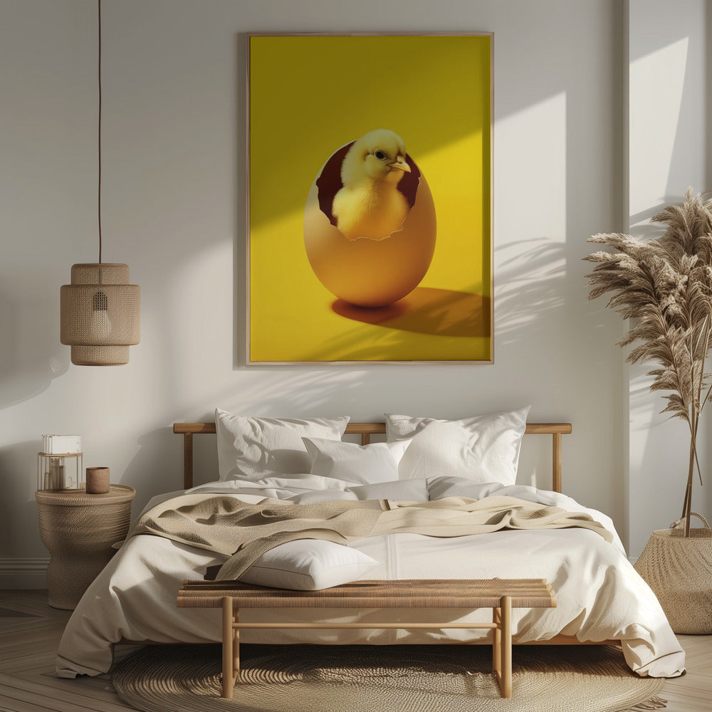 Yellow Chicken Poster