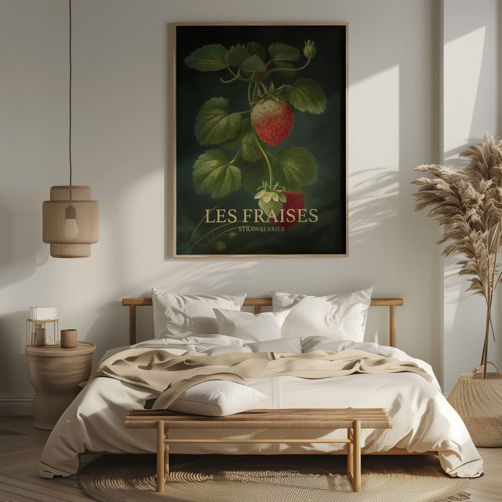 Les Fraises - Strawberries Poster