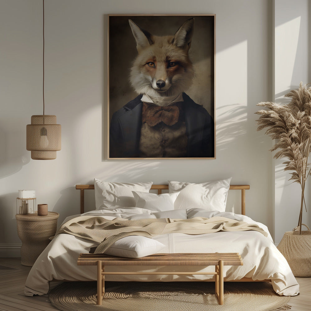 Fox Portrait Poster