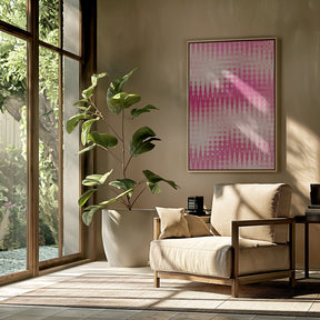 Pink Blurred Pattern Poster