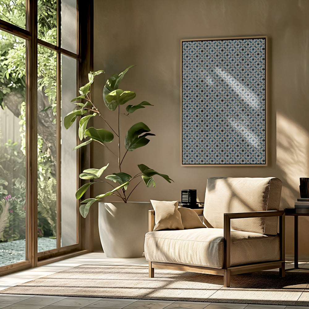 Moroccan Tile Pattern Poster