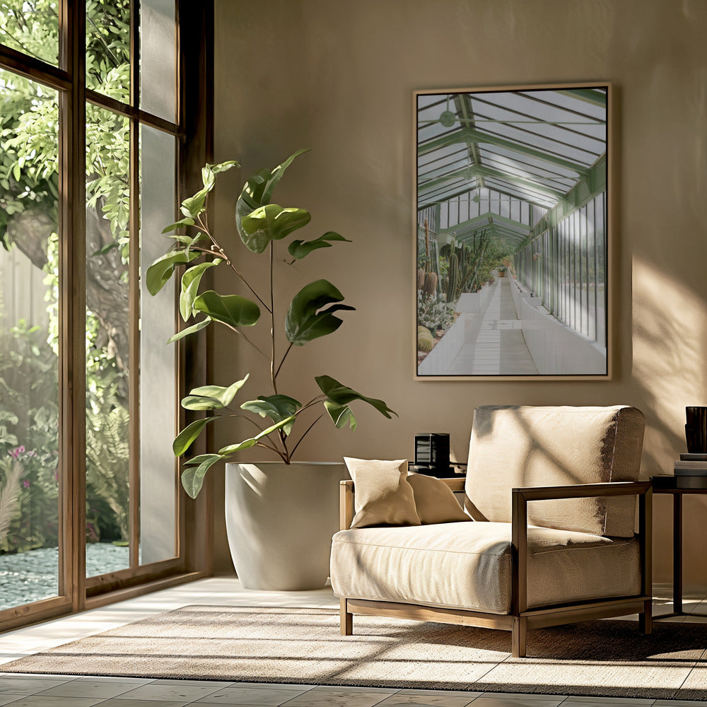 Botanical garden of Paris Poster