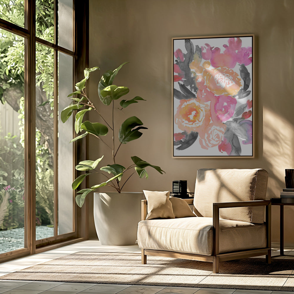 Olympe florals II Poster