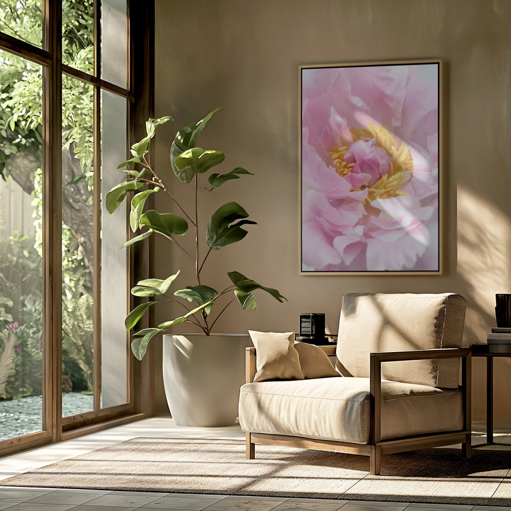 Pink peony I Poster