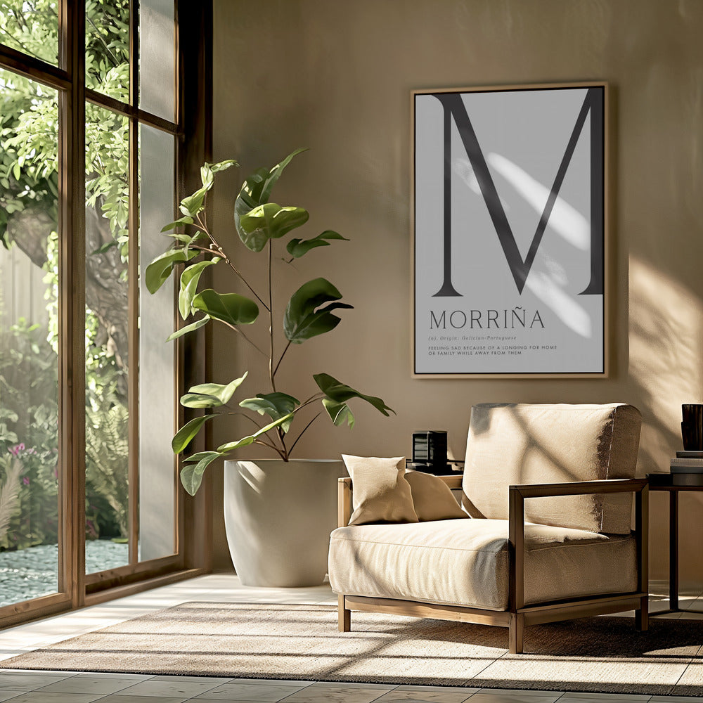 Morriña definition Poster