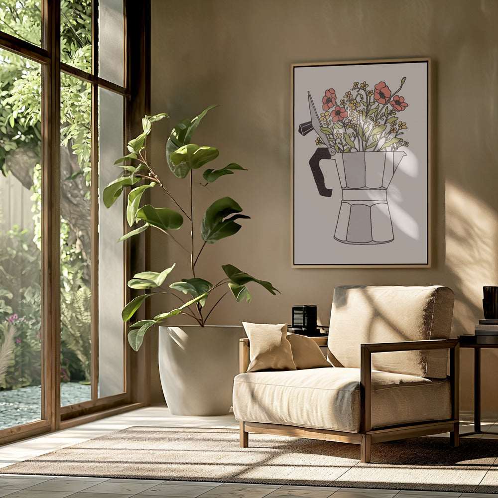 Moka Flowers Poster