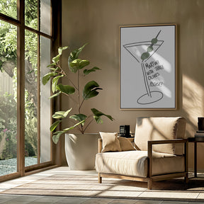 Martini Three Olives Poster