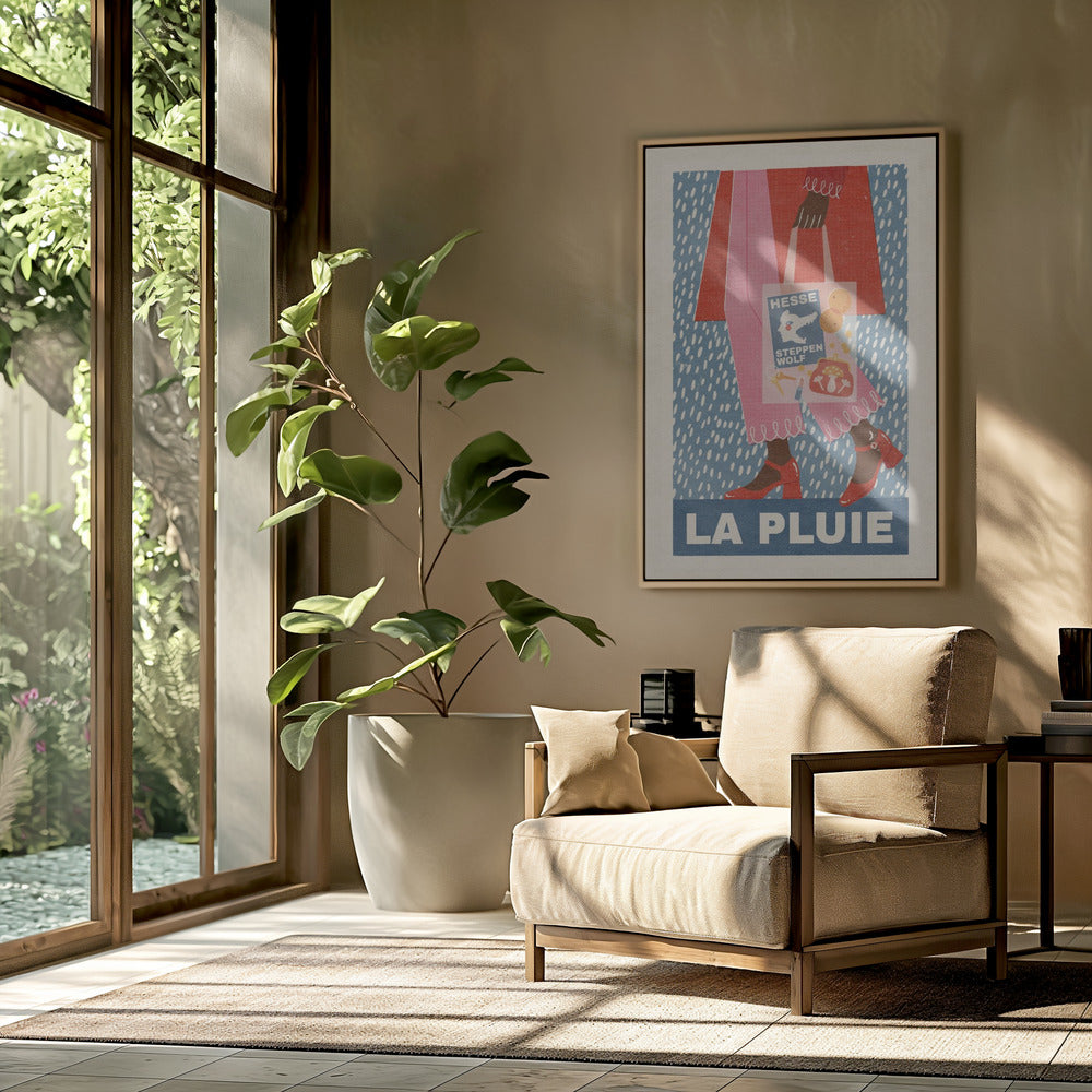 La Pluie French Style Poster