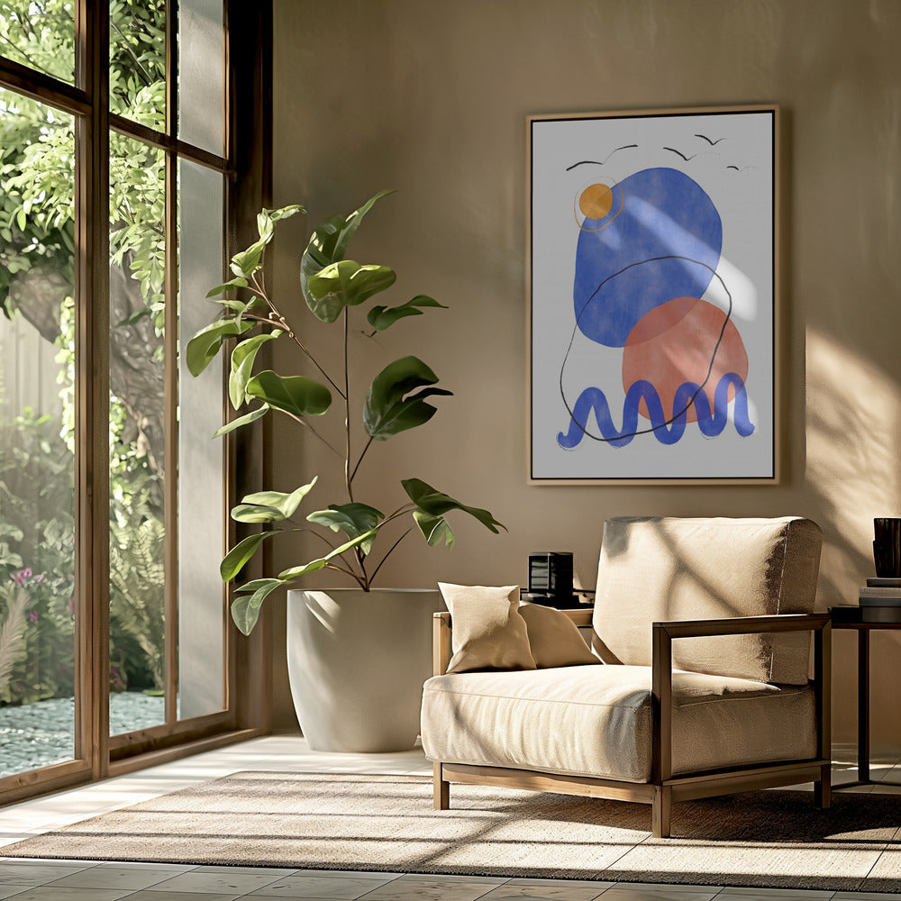 Playing Shaped No 6 Poster