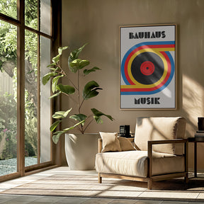 Bauhaus Musik Vinyl Poster