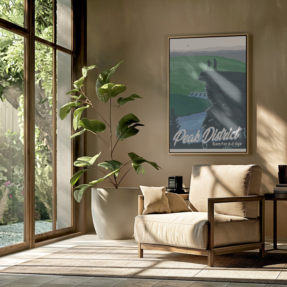 Peak District National Park Travel Print Poster
