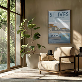 St Ives Travel Print Poster