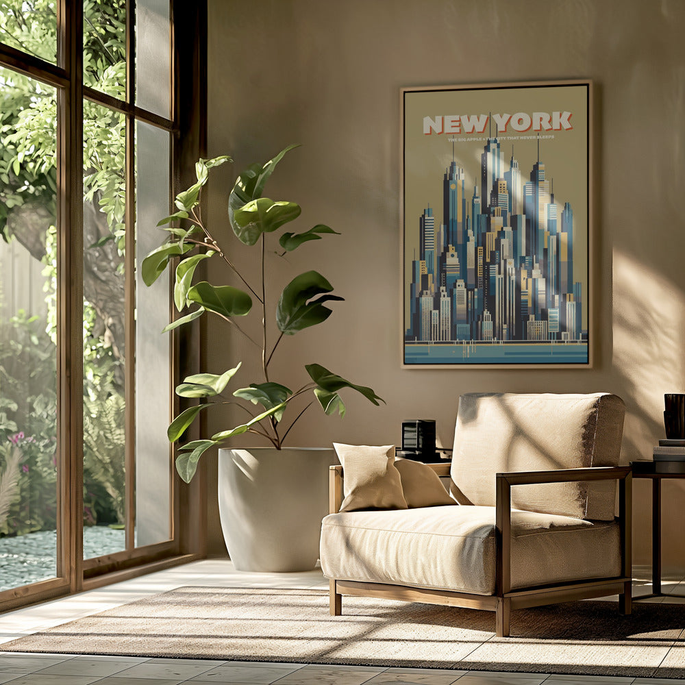 New York Skyline Poster