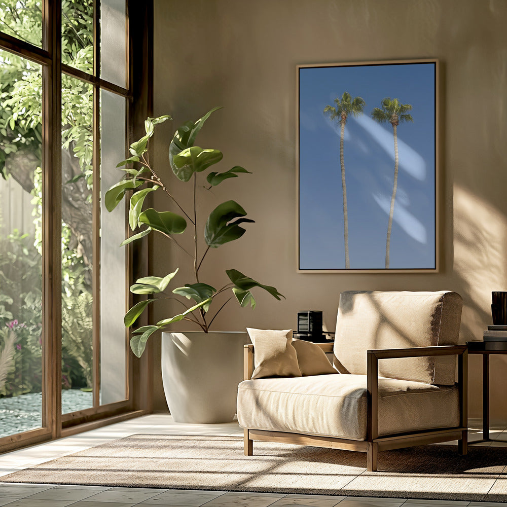 Idyllic Palm trees Poster