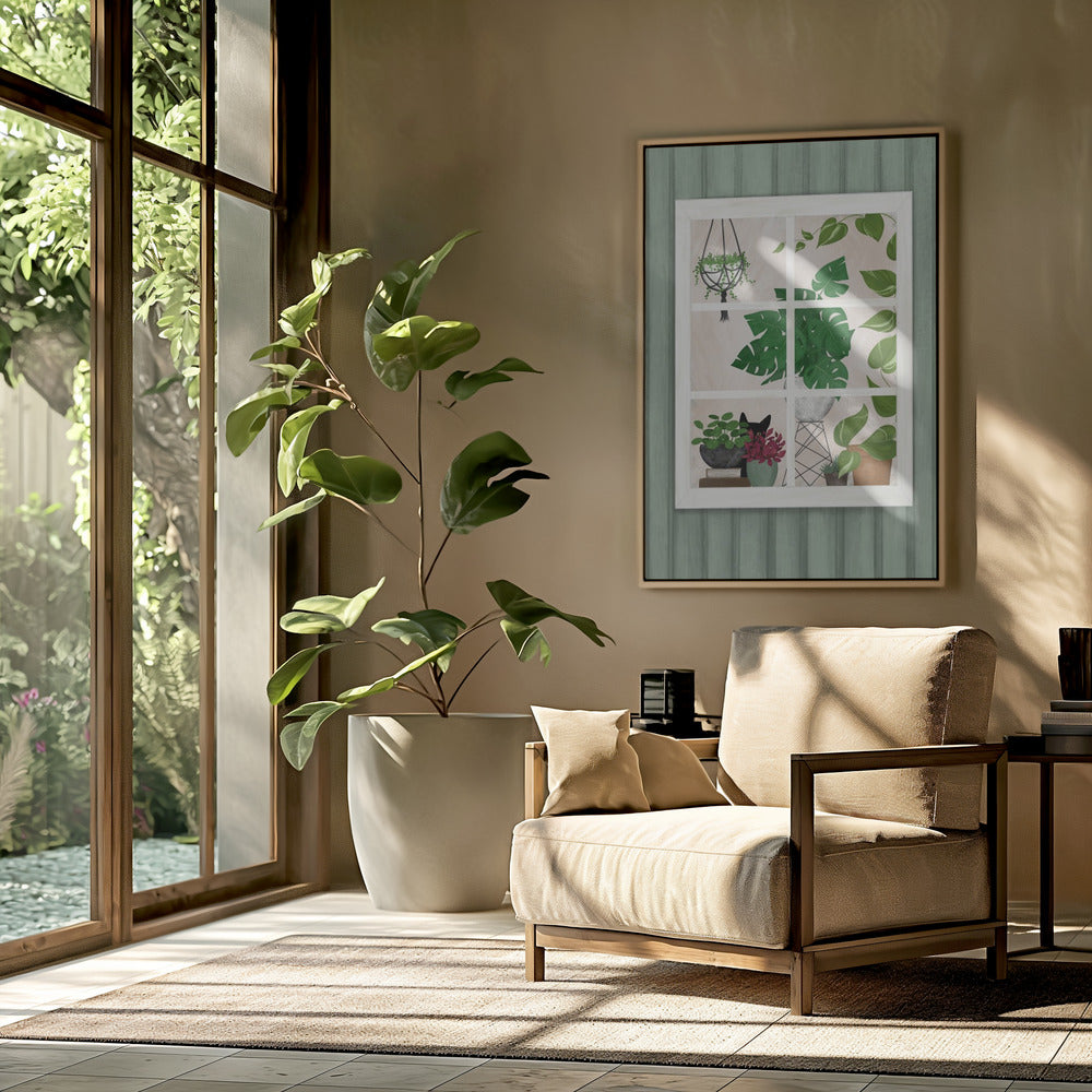 Plant window Poster