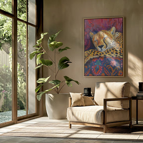 Resting Cheetah Poster