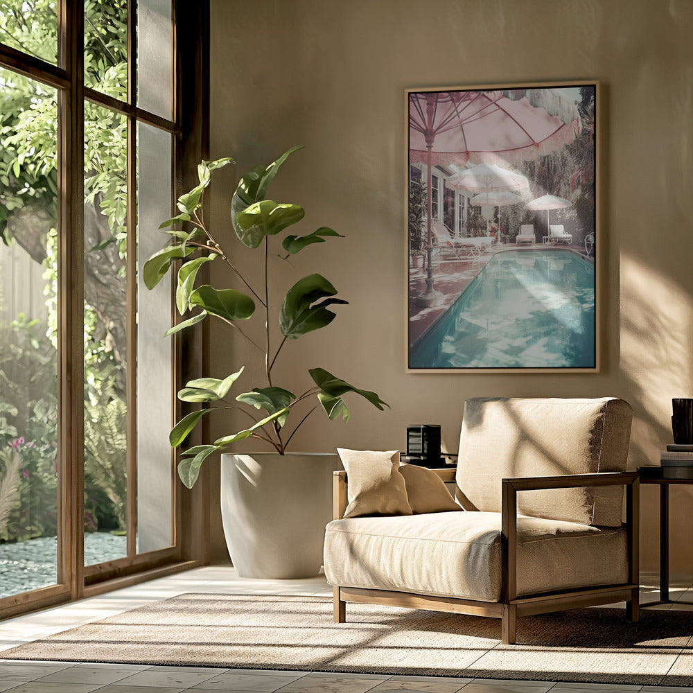 Glam Pool Life Poster