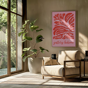 Pinkredgalleryboheme Ratioiso Poster