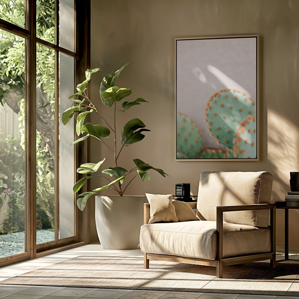 Cacti Pastel Tones Poster