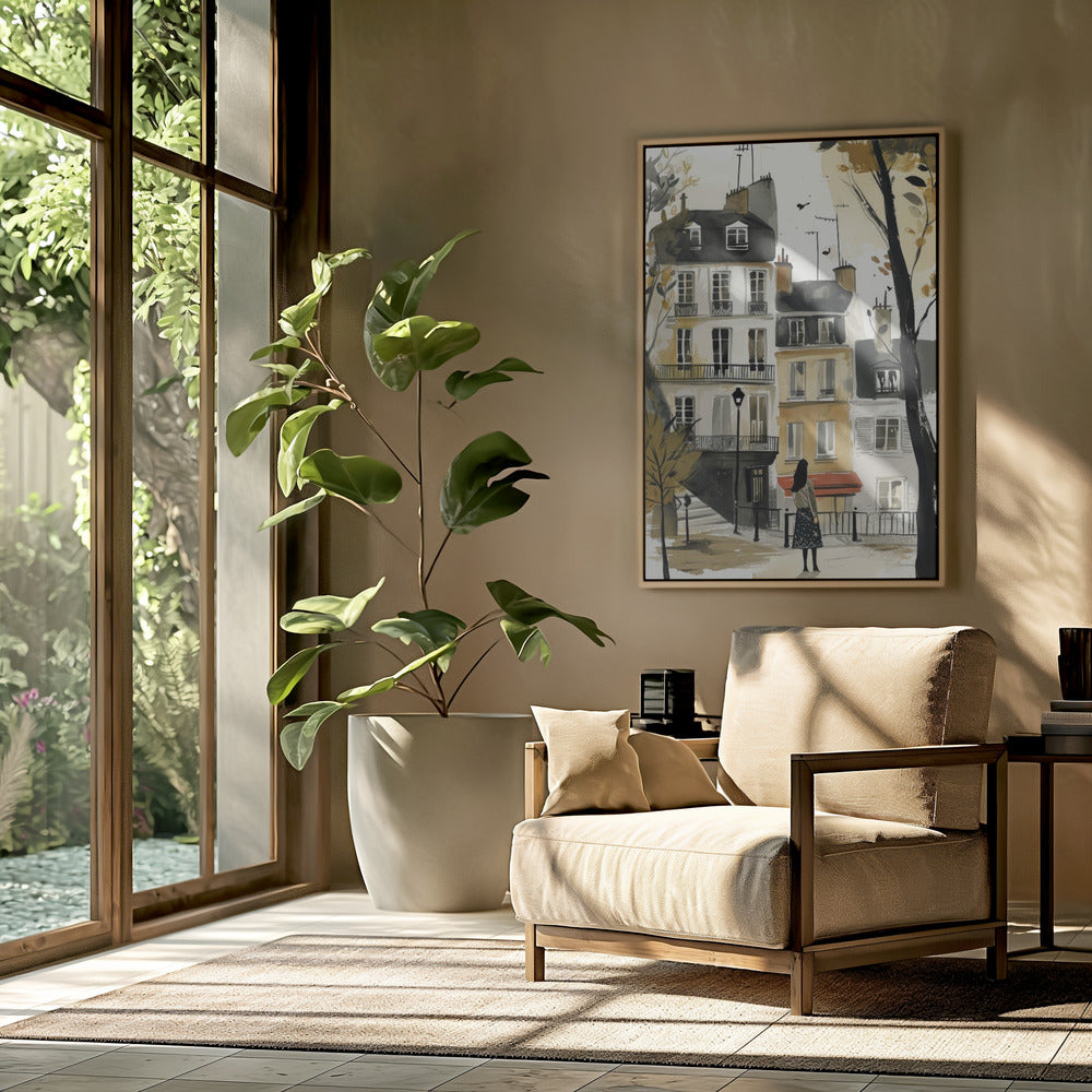 Paris  Watercolor Digital Painting (2) Poster