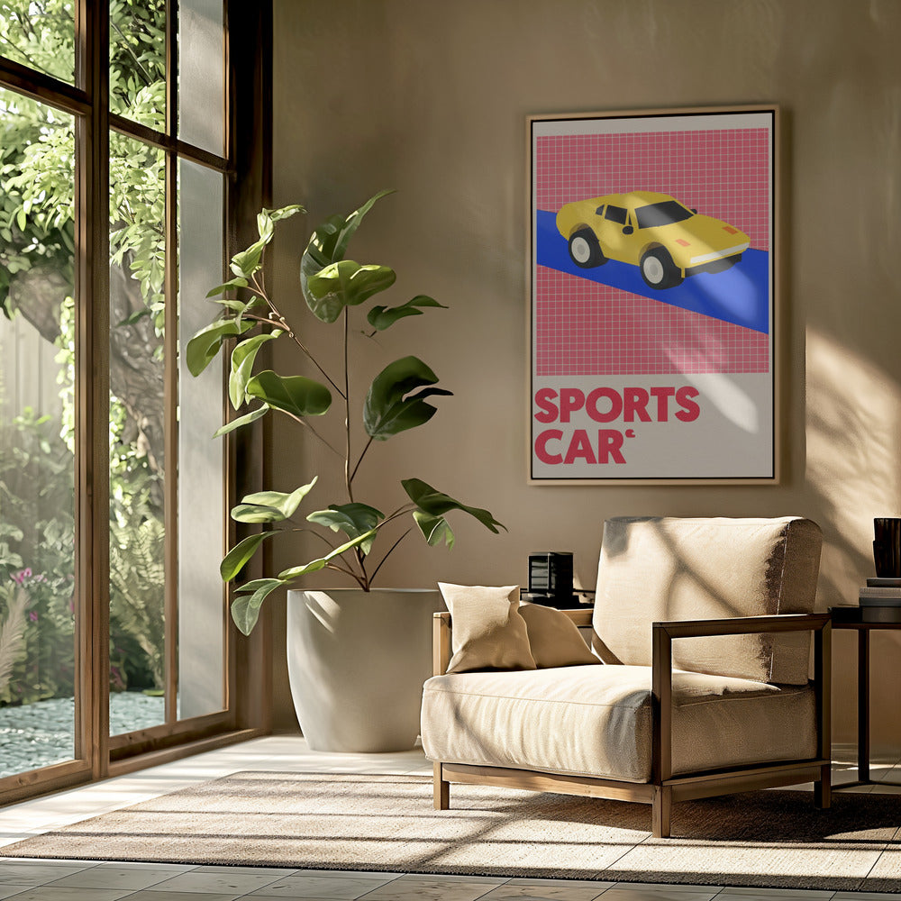 Sports Car Poster