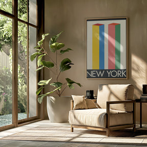 New York Twin Towers Poster